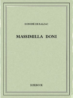 Massimilla Doni - Balzac, Honoré de - Bibebook cover
