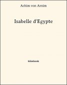 Isabelle d&#039;Égypte - von Arnim, Achim - Bibebook cover