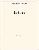 Le Singe - Daudet, Alphonse - Bibebook cover