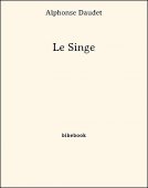 Le Singe - Daudet, Alphonse - Bibebook cover