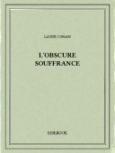L&#039;obscure souffrance - Conan, Laure - Bibebook cover