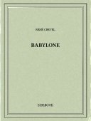 Babylone - Crevel, René - Bibebook cover