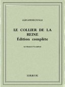 Le collier de la reine - Dumas, Alexandre - Bibebook cover