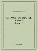 Le page du duc de Savoie II - Dumas, Alexandre - Bibebook cover