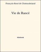 Vie de Rancé - Chateaubriand, François-René de - Bibebook cover