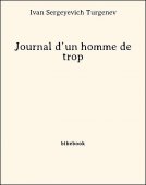 Journal d’un homme de trop - Turgenev, Ivan Sergeyevich - Bibebook cover