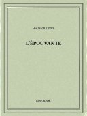 L&#039;épouvante - Level, Maurice - Bibebook cover