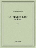 La génèse d&#039;un poème - Poe, Edgar Allan - Bibebook cover