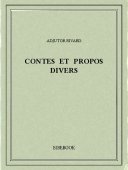 Contes et propos divers - Rivard, Adjutor - Bibebook cover