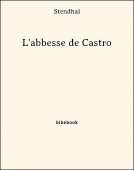 L&#039;abbesse de Castro - Stendhal - Bibebook cover
