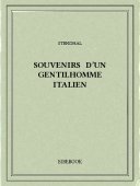Souvenirs d’un gentilhomme italien - Stendhal - Bibebook cover