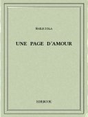 Une page d’amour - Zola, Emile - Bibebook cover