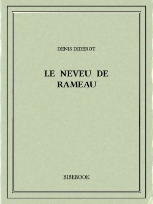 Le neveu de Rameau - Diderot, Denis - Bibebook cover