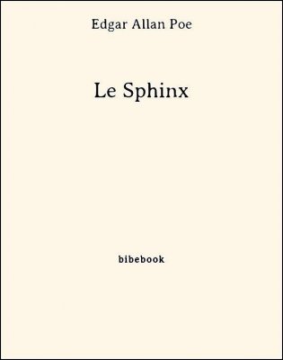 Le Sphinx - Poe, Edgar Allan - Bibebook cover