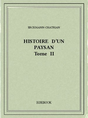 Histoire d&#039;un paysan II - Erckmann-Chatrian - Bibebook cover