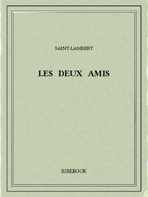 Les deux amis - Saint-Lambert - Bibebook cover