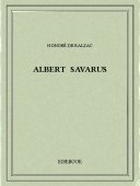Albert Savarus - Balzac, Honoré de - Bibebook cover