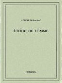 Étude de femme - Balzac, Honoré de - Bibebook cover