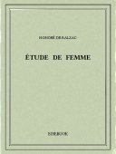 Étude de femme - Balzac, Honoré de - Bibebook cover