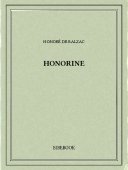Honorine - Balzac, Honoré de - Bibebook cover