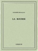 La bourse - Balzac, Honoré de - Bibebook cover