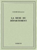 La muse du département - Balzac, Honoré de - Bibebook cover