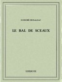 Le bal de Sceaux - Balzac, Honoré de - Bibebook cover
