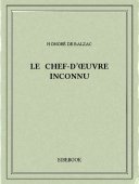 Le chef-d’œuvre inconnu - Balzac, Honoré de - Bibebook cover