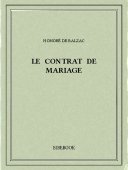 Le contrat de mariage - Balzac, Honoré de - Bibebook cover
