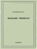 Madame Firmiani - Balzac, Honoré de - Bibebook cover