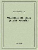 Mémoires de deux jeunes mariées - Balzac, Honoré de - Bibebook cover
