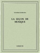 La leçon de musique - Barbara, Charles - Bibebook cover