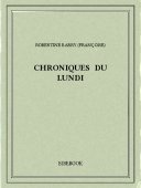 Chroniques du lundi - Barry, Robertine - Bibebook cover