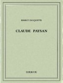 Claude Paysan - Choquette, Ernest - Bibebook cover