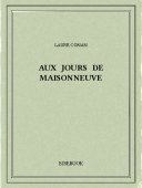 Aux jours de Maisonneuve - Conan, Laure - Bibebook cover