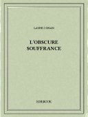L&#039;obscure souffrance - Conan, Laure - Bibebook cover
