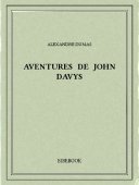 Aventures de John Davys - Dumas, Alexandre - Bibebook cover
