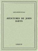 Aventures de John Davys - Dumas, Alexandre - Bibebook cover