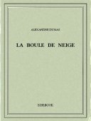 La boule de neige - Dumas, Alexandre - Bibebook cover