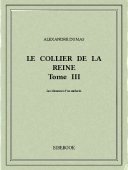 Le collier de la reine III - Dumas, Alexandre - Bibebook cover