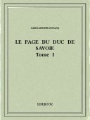 Le page du duc de Savoie I - Dumas, Alexandre - Bibebook cover