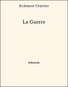 La Guerre - Erckmann-Chatrian - Bibebook cover
