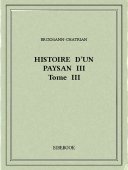 Histoire d&#039;un paysan III - Erckmann-Chatrian - Bibebook cover