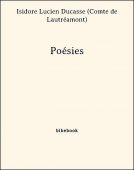 Poésies - Ducasse (Comte de Lautréamont), Isidore Lucien - Bibebook cover