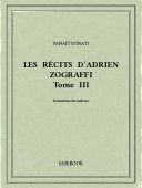 Les récits d’Adrien Zograffi III - Istrati, Panaït - Bibebook cover