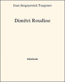 Dimitri Roudine - Turgenev, Ivan Sergeyevich - Bibebook cover