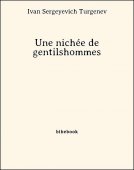 Une nichée de gentilshommes - Turgenev, Ivan Sergeyevich - Bibebook cover