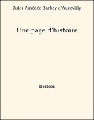 Une page d&#039;histoire - Barbey d&#039;Aurevilly, Jules Amédée - Bibebook cover