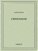 L&#039;épouvante - Level, Maurice - Bibebook cover