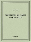 Manifeste du Parti Communiste - Marx, Karl - Bibebook cover